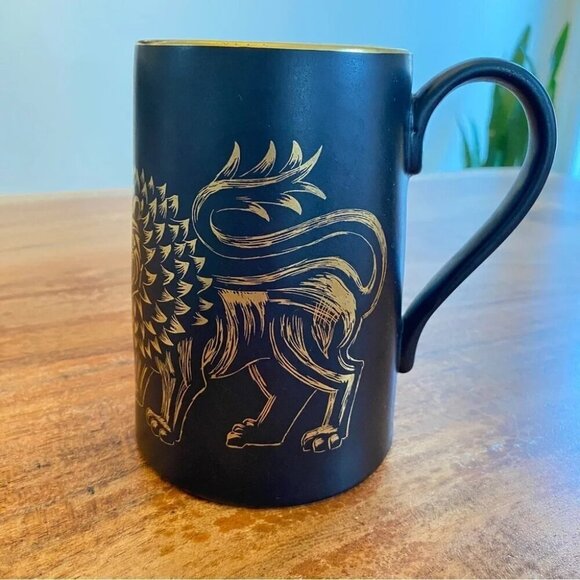 Vintage Portmeirion Golden Lion Zodiac Lg Pottery Mug Made in 🏴 - Picture 8 of 16